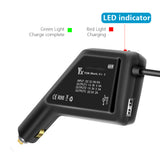 Air 2S Car Charger 3-in-1 Dual Battery Remote Charger with USB Port for DJI Air 2S Drone Accessories