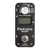Flatsons Preamp Guitar Effect Pedal Clean Drivr Distr Metal Tuner Effects Metal Shell with True Bypass Guitar Accessories