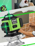 16 Lines 4D Laser Level Green Line SelfLeveling 360 Horizontal and Vertical Super Powerful Laser Level Green Beam Laser Level