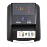 Portable AL-130 Mini Money Counter деньги Counterfeit Bill Detector Automatic Money Detection fake money By UV MG Paper Quality