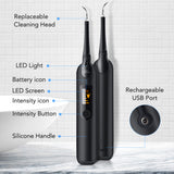Electric Teeth Whitening Kit Dental Scaler with Mouth Mirror Oral Care For Teeth Tartar Calculus Stains Remover Teeth Cleaner