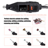 180W Electric Grinding Tool Set Portable Rotary Drill Grinder Versatile Cutting Polishing Sanding Machine Bits Engrave Tools Kit