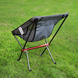 Portable Folding Camping Chair Outdoor Moon Chair Collapsible Foot Stool For Hiking Picnic Fishing Chairs Seat Tools