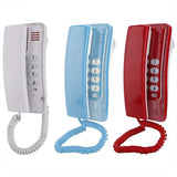 &#39;mini telephone&#39;  Wall Mount Landline Telephone Extension No Caller ID Home Phone For Hotel Family
