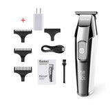 Kemei Shaver Wireless Rechargeable Electric Clipper Electric Shaver Men's Trimmer Styler Precision Trimming Machine Haircut Tool