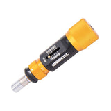 Y9RE Portable Torque Screwdriver 0.05-0.6Nm Tool Steel 1/4-inch Hex Bit Holder Adjustable Toruqe Screwdriver Lightweight