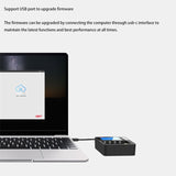 C4 EVO Smart Battery Charger with Type-C QC3.0 Output for AA AAA Li-Ion Battery with IPS Display Screen