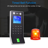 Face Recognition Fingerprint Password Attendance Machine Access Control Time Clock Recorder Employee Checking-in Recorder
