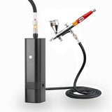 Upgraded Airbrush Kit Portable Auto Mini Air Brush Gun With Compressor Quiet For Art Cake Nail Model Painting Tattoo Manicure