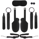 5in1 Knuckle Strap+Grip Cover+Hand Strap+VR Lens Dust cover+Thumb Button Cap for Oculus Quest 2 VR Controller Accessories