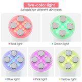 EMS Radio Frequency Face Massager Lifting Firming Anti Aging LED Face Light Therapy Skin Rejuvenation Spa Acne Remover Skincare