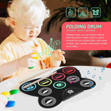 1Set Hand-rolled Electronic Drum Creative Kids Percussion Drum Instrument