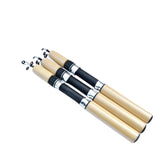 55/65/75cm Mini Telescopic Ice Fishing Rod Portable Carbon Fiber River Shrimp Carp Fishing Pole Winter Fishing Rod Tackle Pesca