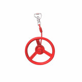 Outdoor Indoor Shaking Hands Climbing Sports Swing Ninja Wheel Set Accessories Children's Swing Ring Steering Wheel With Rope