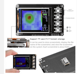 Simple Thermal Imager AMG8833 Sensors 1.6 Inch TFT Display Screen 10Hz Data Refresh Rate Thermal Imager
