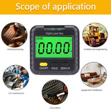 360 Degree Digital Protractor Inclinometer Electronic Gauge Meter Detector Angle Level Box Magnetic Base Measuring Tools