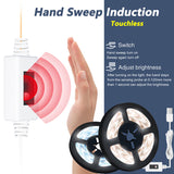 Waterproof  LED Strip for Kitchen USB Hand Sweep Sensor DC 5V Under Cabinet Lights Cupboard Closet Night Lamp Tape TV Backlight