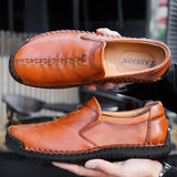 Men Hand Stitching Soft Comfort Shoes 603