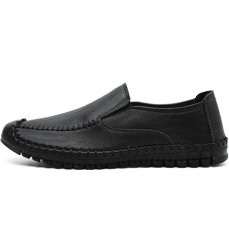 Mcikcara men's loafers leather B008