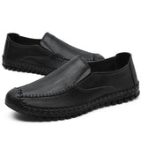 Mcikcara men's loafers leather B008