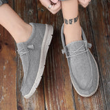 Men Loafer Slip On Sneakers Casual Comfort Lightweight Travel Stretch Canvas Shoes