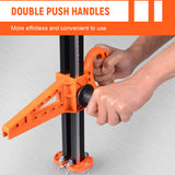 Gypsum Board Cutter Precision Cutting Tool Portable for Drywall Hand Push with Double Hnadle&amp;4 Bearings 20-600mm Cutting Range