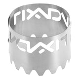 2-in-1 Portable Titanium Alcohol Stove Rack Windscreen Outdoor Ultralight Camping Stove Windshield Hiking Backpacking Cookware