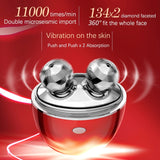 Mini HIFU Machine Ultrasound Slimmer RF Radiofrecuencia EMS Microcurrent 3D Roller Neck Lifting Anti Wrinkle Face Body Massager
