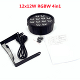 Wireless Remote Control LED dj light Led Flat Par 9x18W RGBWA UV 6IN1 DMX controlled Home Disco Lights