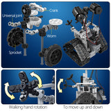 ZKZC 408PCS City Creative RC Robot Electric Building Blocks Technical Remote Control Intelligent Robot Bricks Toys For Children
