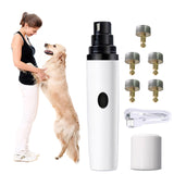 Painless USB Charging Dog Nail Grinders Rechargeable Pet Nail Clippers Quiet Electric Dog Cat Paws Nail Grooming Trimmer Tools