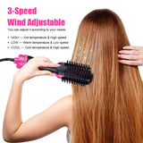 Dropshipping One Step Hair Dryer Brush Household Hot Air Brush & Volumizer Hair Curler Straightener Salon Hair Styling Tools