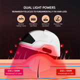 LESCOLTON Hair Growth Helmet Laser Cap Infrared Light LED Helmet Hair Growth Hat Hair Loss Treatment Device Hair Restore Product