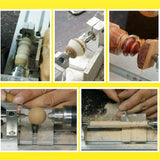 Mini Tower Machine Wood Lathe DIY Woodworking Miniature Buddha Pearl Lathe Grinding Polishing Beads Wood Work Drill Rotary Tool