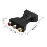 Mini HD to 3 RGB/RCA Video Audio Adapter Digital Signal AV 1080p Component Converter Accessories For HATV DVD TV TXTB1