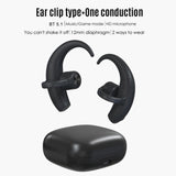True Wireless Headphones Bone Conduction Headset BT5.1 Music Earphone Outdoor Sports Headphone with Microphone Charging Box