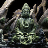 Fish Tank Landscaping Decoration Crafts Resin Antique Light house Buddha Statue Aquarium Aquarium Decoration Crafts Tank Gift