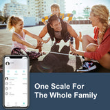 Scales for Body Weight and Fat Lescale Large Display Weight Scale High Accurate Body Fat Scale Digital Bluetooth Bathroom Scale