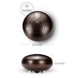 10 Inch Steel Tongue Drum 11 Notes Steel Tongue Drums Handpan Musical Percussion Instrument with Storage Bag