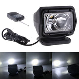 35W Xenon HID Search Work Light Remote Control Black Casing 360 Degree Rotation