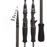 Telescopic Baitcasting Spinning Fishing Rods 1.8m 2.1m 2.4m 2.7 m 3.0m  Carbon Ultra Light Boat Lure Pole Accessory