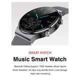NEW G51 Support TWS Smart Watch 1.28 inch Round Screen Bluetooth Call 4GB Music Memory IP67 Waterproof Smartwatch Custom Dials