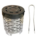 Outdoor Camping Gas Heating Stove Portable Stainless Steel Heating Cover Tent Warmer Equipment