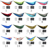 Portable Camping Parachute Hammock Survival Garden Outdoor Furniture Leisure Sleeping Hamaca Travel  Hanging Bed