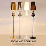 Nordic simple Spanish guardian gold black and white silver gourd floor lamp for bedroom living room study aisle hotel room cafe