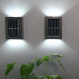 2pcs/lot LED Solar Lights For Outdoor Smart Waterproof Wall Lamp Powered Sunlight For Garden Decoration Wireless Street Lights