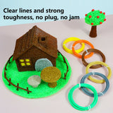 Portable 3D Pen Original DIY 3D Printing Pen With ABS Filament Creative Toy Birthday Gift For Kids Design Drawing DIY Pen
