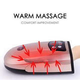 Heated Hand Massager Physiotherapy Equipment Pressotherapy Palm Massage Device Air Compression Finger Massage Apparatus