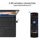 MX3-M Remote Control 2.4G Intelligent Voice Infrared Flying Mouse Button Remote Control for Android Set-Top Boxes TVs