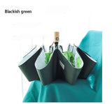 Double Layer Automatic Umbrella Rain Women 3 Fold Strong Windproof Female Male 8K Large Parasol Men Leaves Umbrellas